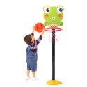 Lean Toysin säädettävä koripallosetti lapsille sammakolla, 110 cm Lean Toysin säädettävä koripallosetti lapsille sammakolla, 110 cm