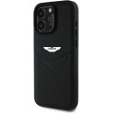 Dėklas Aston Martin HC Leather Victory Design Apple iPhone 16 Pro Max juodos spalvos Dėklas Aston Martin HC Leather Victory Design Apple iPhone 16 Pro Max juodos spalvos