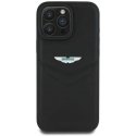 Case Aston Martin HC Leather Victory Design Apple iPhone 16 Pro Max black