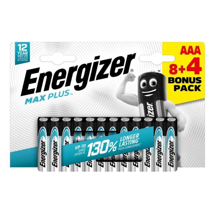 Energizer MAX Plus - AAA/12 pcs - 8 4 free – 2