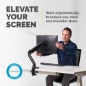 Fellowes Platinum Series 8043301 подставка / крепление для мониторов 101,6 cm (40") Стол Черный