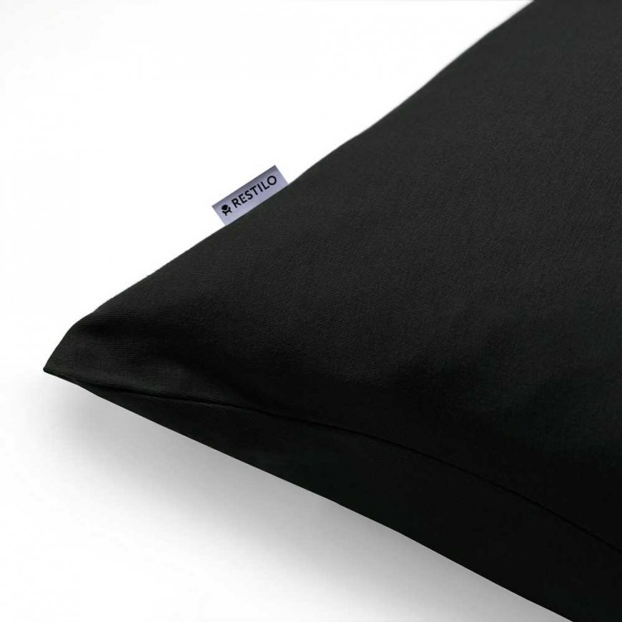 Meripihka Koristeellinen tyynyliina AMBER väri musta tyyli klassinen materiaali - tekstiilijersey 40x200 DecoKing – 2