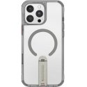 Dėklas „Skinarma Helix“ titano spalvos magnetinis įkrovimo stovas, skirtas „Apple iPhone 16 Pro“ telefonui. Dėklas „Skinarma Helix“ titano spalvos magnetinis įkrovimo stovas, skirtas „Apple iPhone 16 Pro“ telefonui.