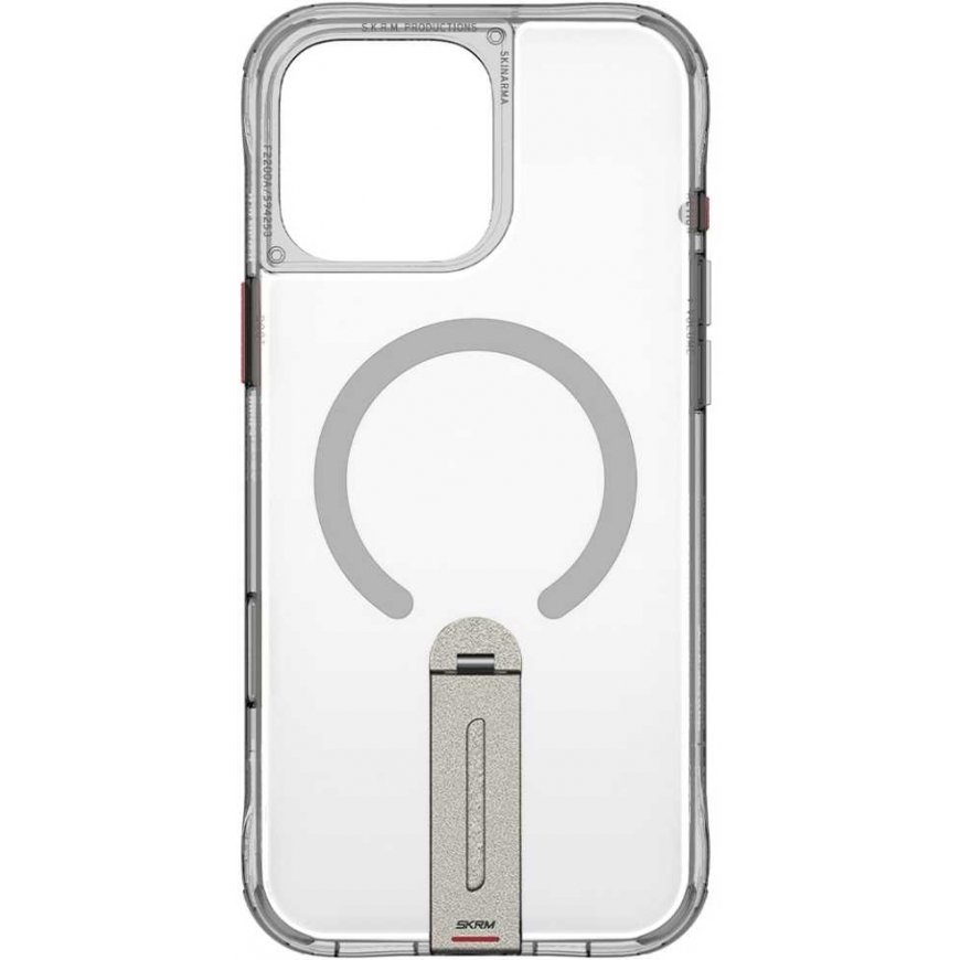 Skinarma Helix titanium magnetic charging stand case for Apple iPhone 16 Pro. – 5