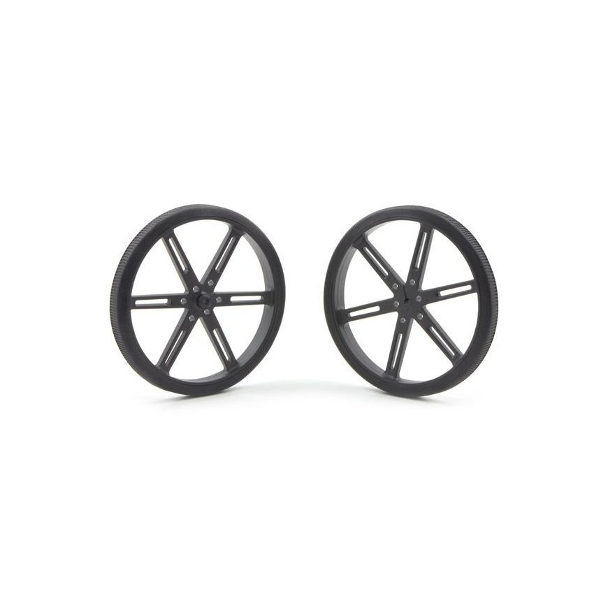Pololu wheels 90x10mm black - 2 pieces