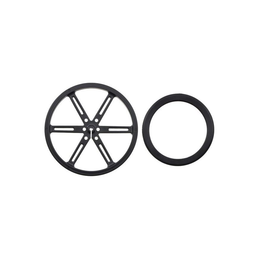 Pololu wheels 90x10mm black - 2 pieces – 3
