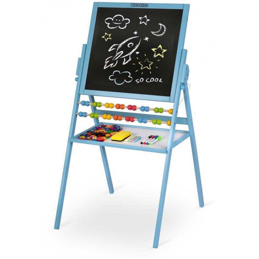 Ricokids magnetic board Rotary – blue – 2