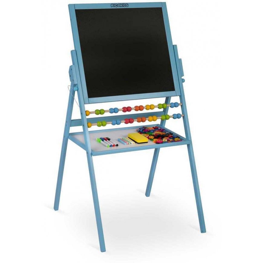 Ricokids magnetic board Rotary – blue – 4