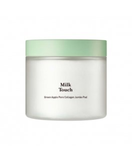 Milk Touch Žalias APPLE PORE collagen jumbo pad 130 ml