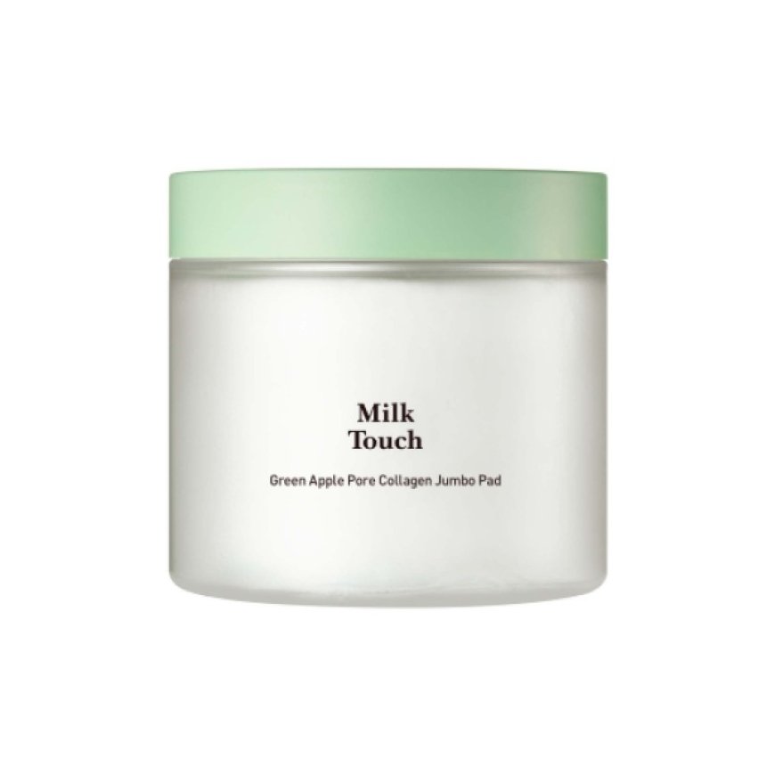 Milk Touch Žalias APPLE PORE collagen jumbo pad 130 ml