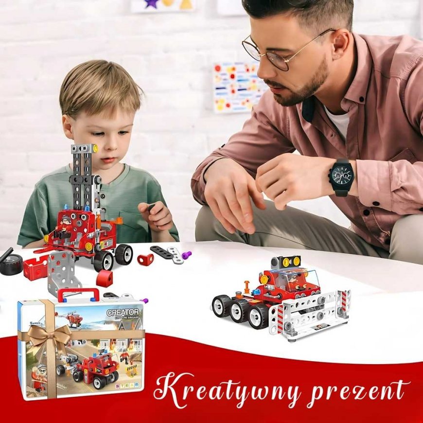 WOOPIE Creator City Fire Brigade Building Kit – 4