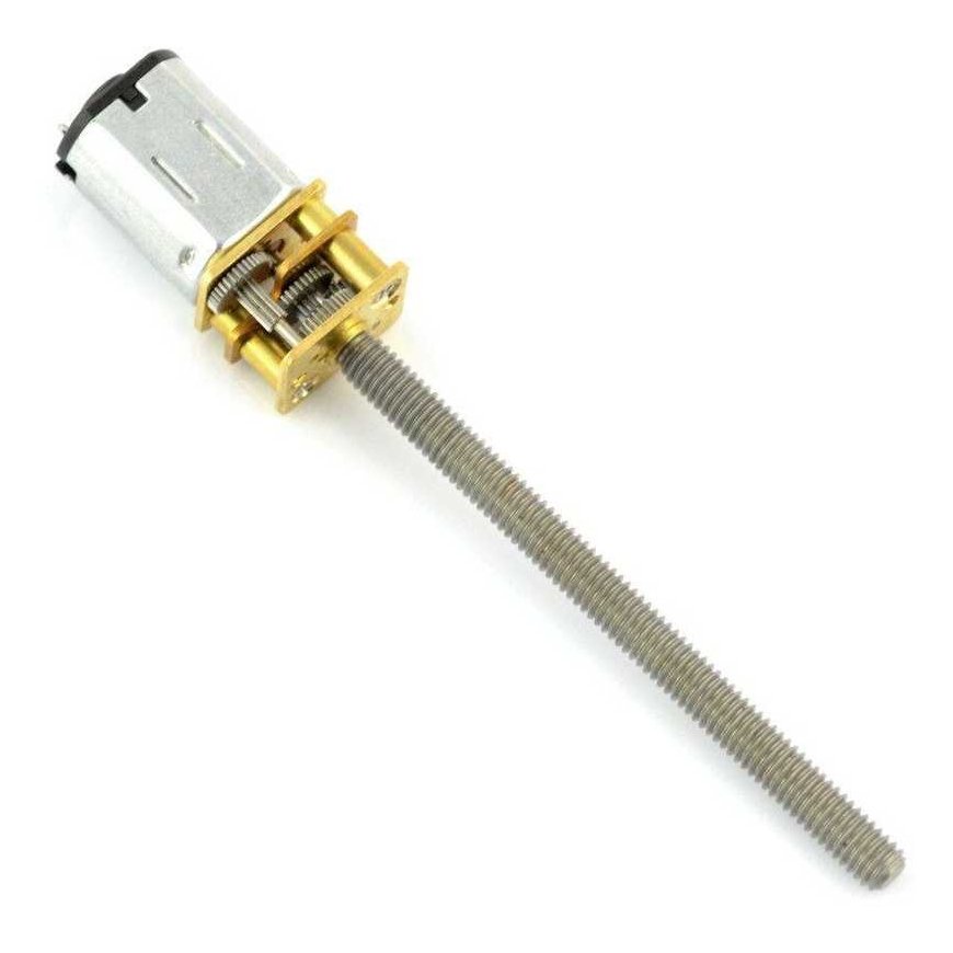 Dfrobot Micro Metallinen Tasavirtamoottori kierteitetyllä akselilla (6 V 150 rpm M4 x 55)