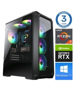 INTOP Ryzen 7 5700X 16GB 500SSD M.2 NVME RTX3050 6GB WIN11