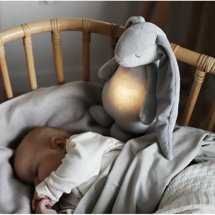 Moonie The Humming Friend 2.0 -nukahtamista helpottava unipupu, harmaa – 3