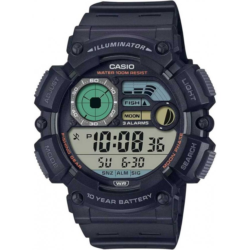 Laikrodis vyrams CASIO Digital Moonphase WS-1500H-1A + BOX – 3