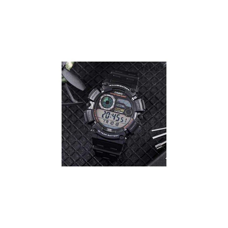 Men's watch CASIO Digital Moonphase WS-1500H-1A + BOX – 5