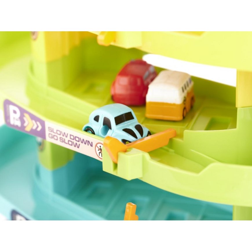 Parking garage + 6 cars – 2