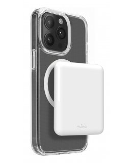 PURO Power Mag 5000 mAh Belaidis įkrovimas Balta