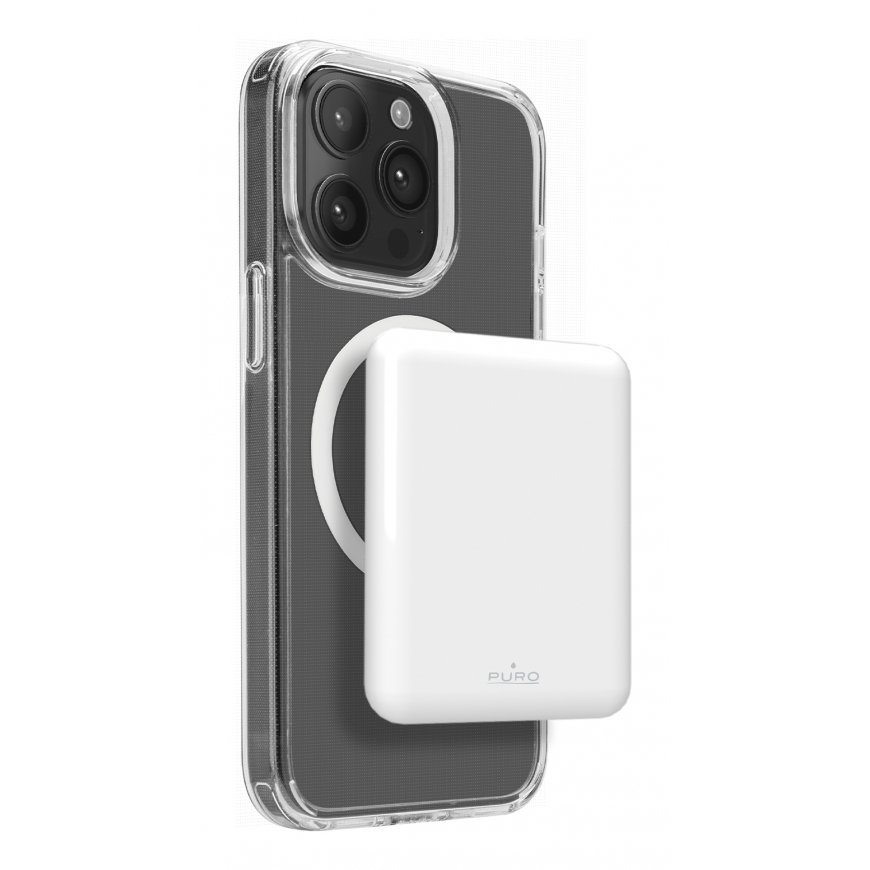 PURO Power Mag 5000 mAh Wireless charging White