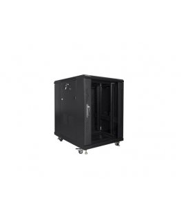 Lanberg FF01-6815-12B телекоммуникационная стойка 15U Отдельностоящая стойка Черный