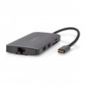Nedis CCBW64240AT02 dokstacija USB 3.2 Gen 1 (3.1 Gen 1) Type-C Antracīts Nedis CCBW64240AT02 dokstacija USB 3.2 Gen 1 (3.1 Gen 1) Type-C Antracīts