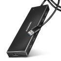 Axagon HUE-F7A 7x USB 3.2 Gen 1 ALU FLAT hub micro power IN 1m USB-A USB 3.2 Gen 1 (3.1 Gen 1) Type-