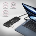 Axagon HUE-F7A 7x USB 3.2 Gen 1 ALU FLAT hub micro power IN 1m USB-A USB 3.2 Gen 1 (3.1 Gen 1) Type-