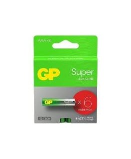 ALKALINE BATTERIES LR03 /AAA GP SUPER 5PCS.