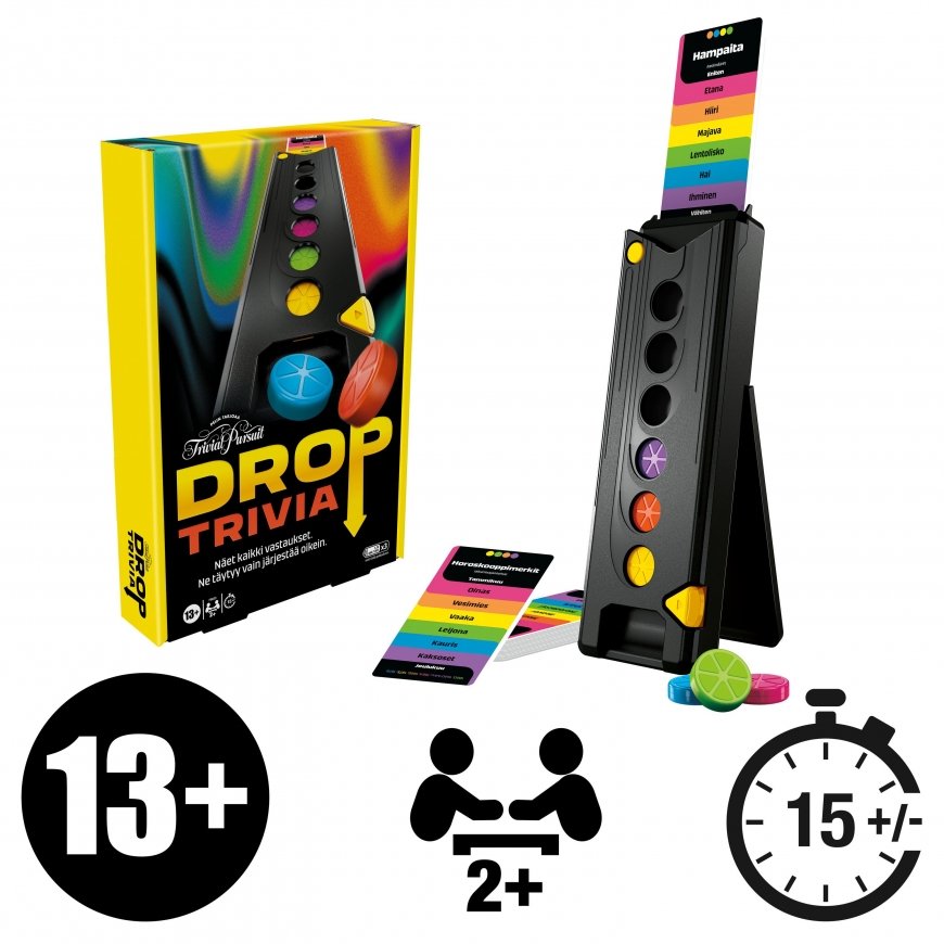 Trivial Pursuit board game Drop Trivia Game (in finnish language) – 5
