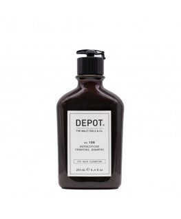 Depot, 100 Hair Cleansing No. 105, Charcoal, Hair Shampoo, For Detoxing, 250 ml