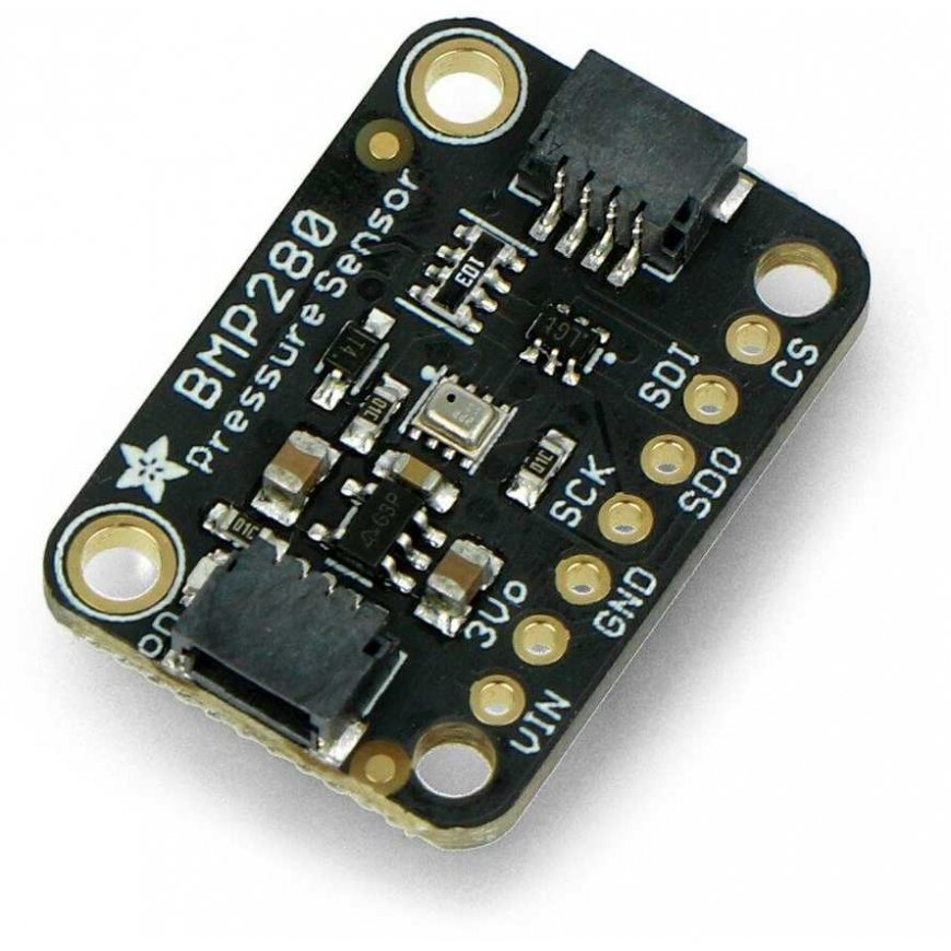 BMP280, digital barometer, pressure sensor 110kPa I2C / SPI 3-5V, STEMMA QT, Adafruit 2651