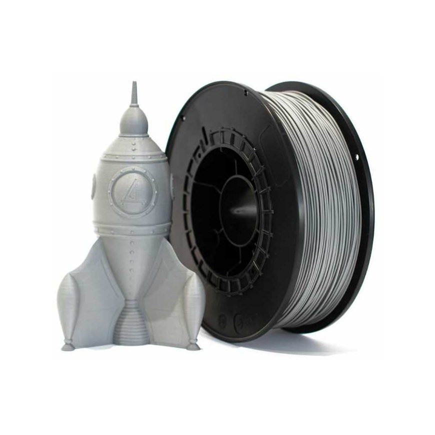 3D plastikas Filalab PLA+ 1.75mm 1kg - Pilkas