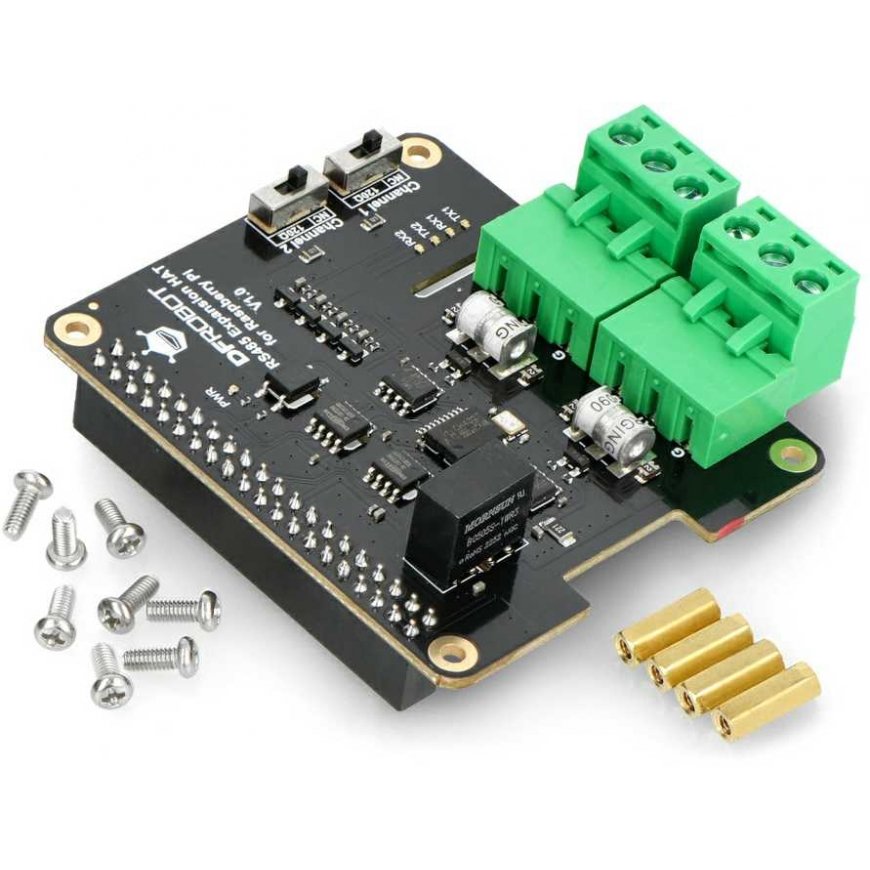 Dual-channel RS485 expansion board - for Raspberry Pi 4B - DFRobot DFR0824 – 4