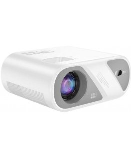 HOCO-projektori Wi-Fi Bluetooth 720P DT1 valkoinen