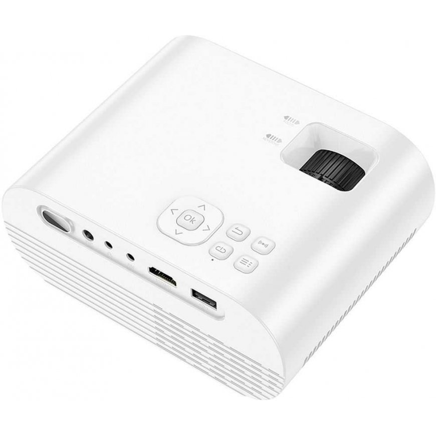 HOCO projector Wi-Fi Bluetooth 720P DT1 white – 3