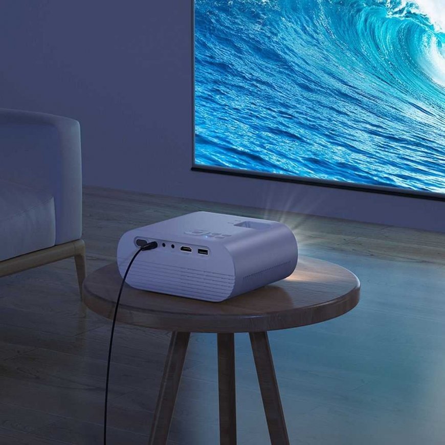 HOCO projector Wi-Fi Bluetooth 720P DT1 white – 5
