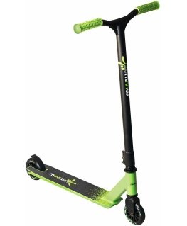 Muuwmi Stuntscooter -skootteri 100 mm musta/vihreä AU 399