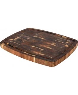 Excellent Houseware Acacia kitchen cutting and serving board, antibacterial, 46x36 cm