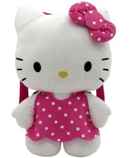 Cyp Brands Hello Kitty pink plush backpack 35cm