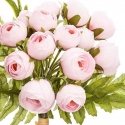 Atmosphera Pink Artificial Flower Bouquet, 18 Pink Peonies, 30 cm Atmosphera Pink Artificial Flower Bouquet, 18 Pink Peonies, 30 cm