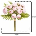 Atmosphera Pink Artificial Flower Bouquet, 18 Pink Peonies, 30 cm Atmosphera Pink Artificial Flower Bouquet, 18 Pink Peonies, 30 cm