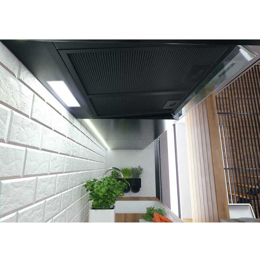 Cooker hood under the cabinet - 60 cm Berdsen BE-10-A absorber black – 4