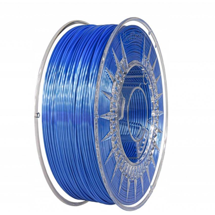 Devil Design Silk Plastic - 1.75mm - 1kg - Blue – 3