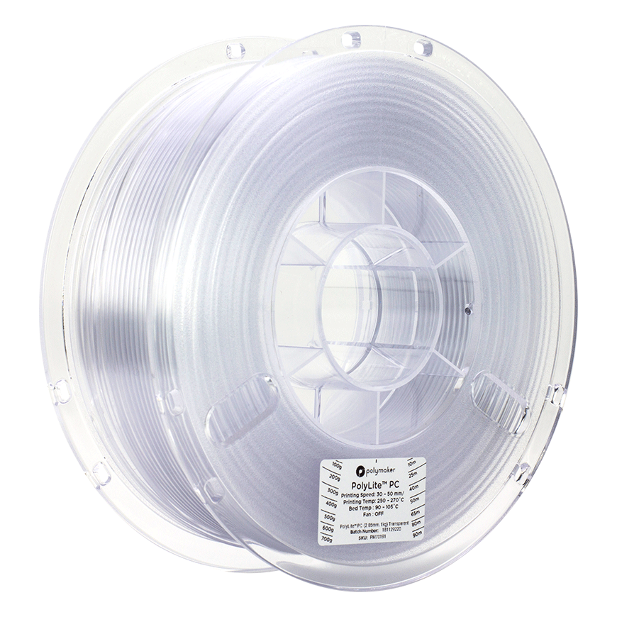 Polymaker PolyLite PC - 1kg - 1.75mm - transparent – 3