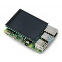 IPS LCD capacitive touchscreen 2.8" 480x640px DPI GPIO, for Raspberry Pi, Waveshare 18628 IPS LCD capacitive touchscreen 2.8" 480x640px DPI GPIO, for Raspberry Pi, Waveshare 18628
