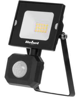 LED spotlight 10W Rebel with twilight and motion sensor, 6500K, 230V