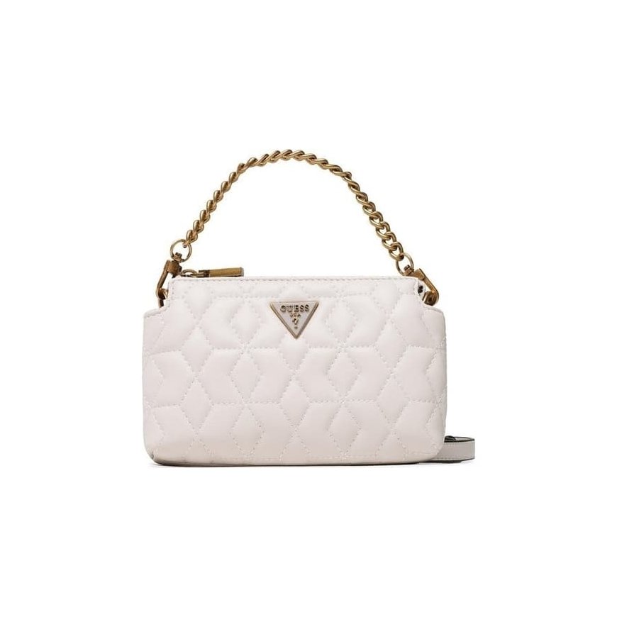 Guess, Elenia, Mini, Tekstiiliinen Olkalaukku, Kivenvärinen, QB867772, Naiset Naiset