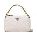 Guess, Elenia, Mini, Textile Crossbody Bag, Stone, QB867772, Women Women Guess, Elenia, Mini, Textile Crossbody Bag, Stone, QB867772, Women Women