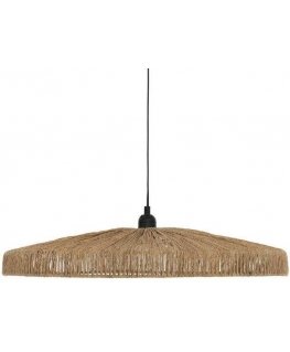 Atmosphera Dining room table lamp BELLAMY, woven jute shade, Ø 58 cm