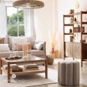 Atmosphera Dining room table lamp BELLAMY, woven jute shade, Ø 58 cm Atmosphera Dining room table lamp BELLAMY, woven jute shade, Ø 58 cm
